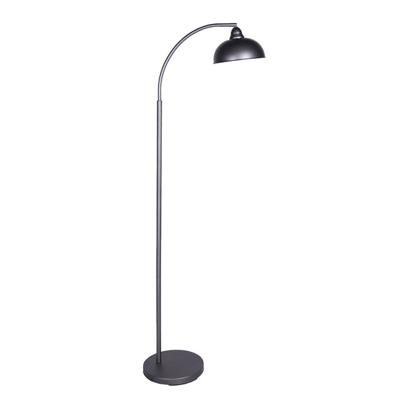NNEDPE Sarantino Dark Grey Floor Lamp Industrial Chic Adjustable Angle