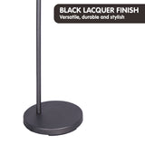 NNEDPE Sarantino Dark Grey Floor Lamp Industrial Chic Adjustable Angle