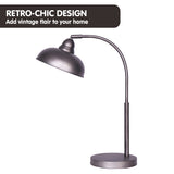 NNEDPE Sarantino Metal Desk Lamp in Dark Grey Finish