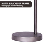 NNEDPE Sarantino Metal Desk Lamp in Dark Grey Finish