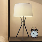 NNEDPE Sarantino Metal Tripod Table Lamp with Antique Brass Accent