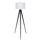 NNEDPE Sarantino Minimalist Modern Tripod Floor Lamp Black