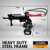 NNEDPE Yukon Petrol Log Splitter Wood Cutter - 18Ton