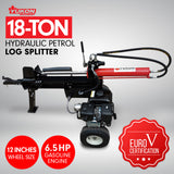 NNEDPE Yukon Petrol Log Splitter Wood Cutter - 18Ton