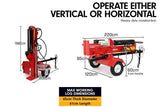NNEDPE Yukon Petrol Log Splitter 60Ton