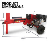 NNEDPE Yukon Petrol Log Splitter Wood Cutter 15 Ton