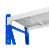 NNEDPE 2 Garage Storage Steel Rack Long Span Shelving 1.5m-wide 400kg
