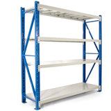 NNEDPE Garage Storage Steel Rack Shelving 2.0m-wide 400kg