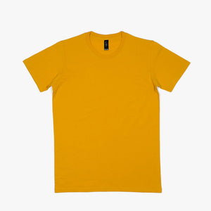NNEIDS M1 - Mens Modern T-Shirt - Mustard, XL