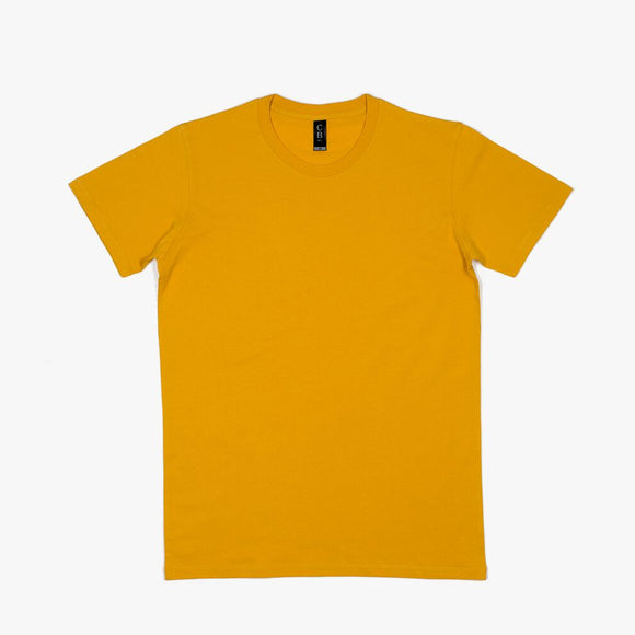 NNEIDS M1 - Mens Modern T-Shirt - Mustard, XXL
