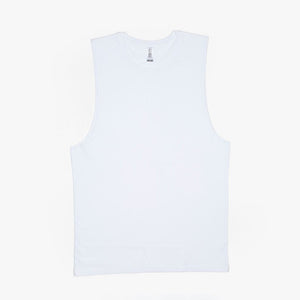 NNEIDS - Mens Muscle Tank - White, XS