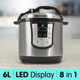 NNEDPE 8 in 1 Multi-function Electric Pressure Cooker - 6L