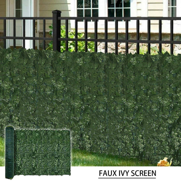 NNEDSZ Ivy Leaf Hedging & Privacy Screen (shade cloth backing) 3m x 1m Roll