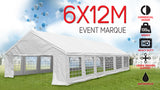 NNEDPE 12m x 6m Wallaroo outdoor event marquee carport tent