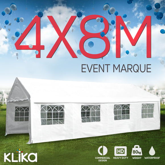 NNEDPE 4x8 Outdoor event marquee - White