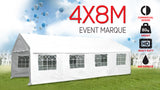 NNEDPE 4x8 Outdoor event marquee - White