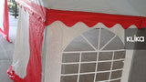 NNEDPE Wallaroo 4x8 Outdoor Event Marquee Tent Red-White