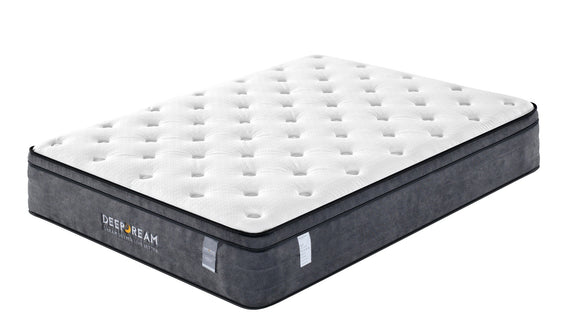 NNEDSZ Mattress 5 Zone Pocket Spring Latex Foam 34cm - King