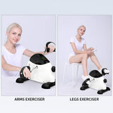 NNEDPE Powertrain Mini Exercise Bike Arm and Leg Pedal Exerciser