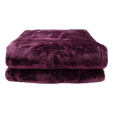NNEDPE Laura Hill 600GSM Large Double-Sided Faux Mink Blanket - Purple