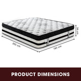 NNEDPE Laura Hill King Mattress  with Euro Top - 34cm