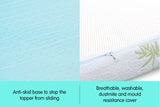 NNEDPE Cool GEL Memory Foam Mattress Topper - King Single