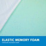 NNEDPE Laura Hill Cool GEL Memory Foam Mattress Topper - Double