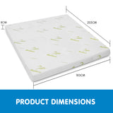 NNEDPE Laura Hill Cool GEL Memory Foam Mattress Topper - King