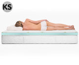 NNEDPE Cool GEL Memory Foam Mattress Topper - King Single