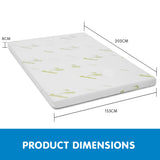 NNEDPE Laura Hill Cool GEL Memory Foam Mattress Topper - Queen