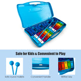 NNECW 25 Note Xylophone with suitcase-like outlook for Kids-Blue