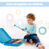 NNECW 25 Note Xylophone with suitcase-like outlook for Kids-Blue