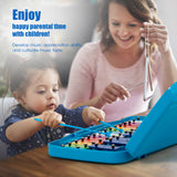 NNECW 25 Note Xylophone with suitcase-like outlook for Kids-Blue