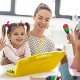 NNECW 25 Note Xylophone with suitcase-like outlook for Kids-Yellow