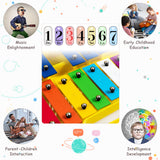 NNECW 25 Note Xylophone with suitcase-like outlook for Kids-Yellow