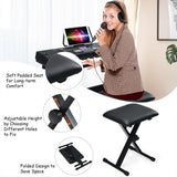 NNECW 61-Key Electric Piano Keyboard with Microphone Headphone