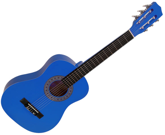 NNEDPE Karrera 34in Acoustic Children no cut Guitar - Blue