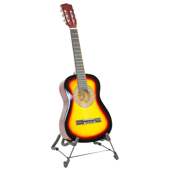 NNEDPE Childrens Guitar Karrera 34in Acoustic Wooden - Sunburst