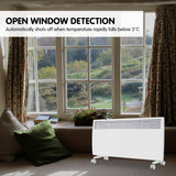 NNEDPE Levante NDM-20WT 2000W Electric Panel Heater Wifi Thermostat Castors