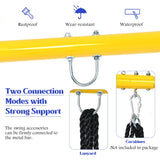 NNECW Extra Large A-Frame Steel Swing Stand with Ground Stakes for Indoor and Outdoor