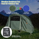 NNECW 4-In-1 Camping Cot Tent for 1 Person to Use