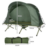 NNECW 4-In-1 Camping Cot Tent for 1 Person to Use