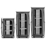 NNECW Folding Pop-Up Camping Storage Cabinet with Bag L Size