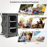 NNECW Folding Pop-Up Camping Storage Cabinet with Bag M Size