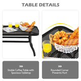 NNECW 2 Pieces Outdoor Conversation Set with Ergonomic Backrest & Armrest for Balcony & Poolside Beige