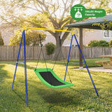 NNECW Tree Swing with Oxford fabric for Kids and Adults Green
