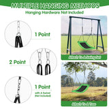 NNECW Tree Swing with Oxford fabric for Kids and Adults Green