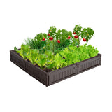 NNECW Raised Garden Bed Outdoor Planter Grow Box with Multiple Combination