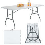 NNECW 180cm Portable Folding Camping Table with 150kg Load Capacity