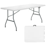 NNECW 180cm Portable Folding Camping Table with 150kg Load Capacity